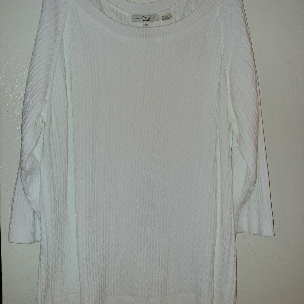 White sweater